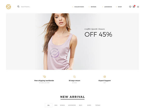 Clean & Minimal Store
